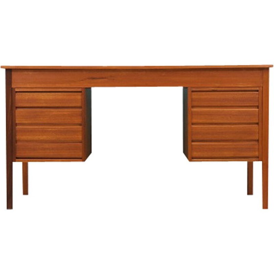 Image 1 of Vintage teakhouten bureau, Denemarken 1970