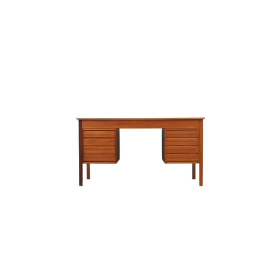 Image 1 of Vintage teakhouten bureau, Denemarken 1970