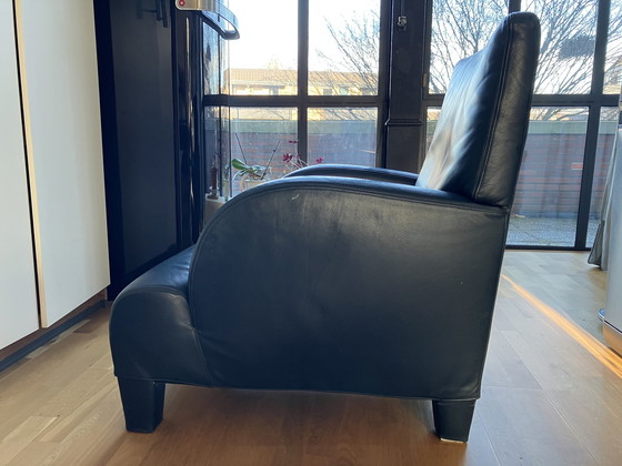 Image 1 of B&B Italia Leer stoel Oriente fauteuil