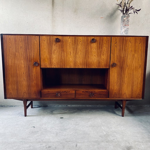 Palissander Highboard Fristho 1960