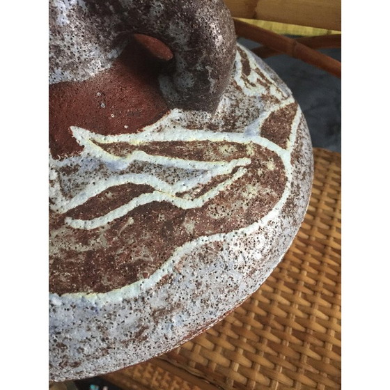 Image 1 of Vintage Siren aardewerk vaas van Accolay, 1960