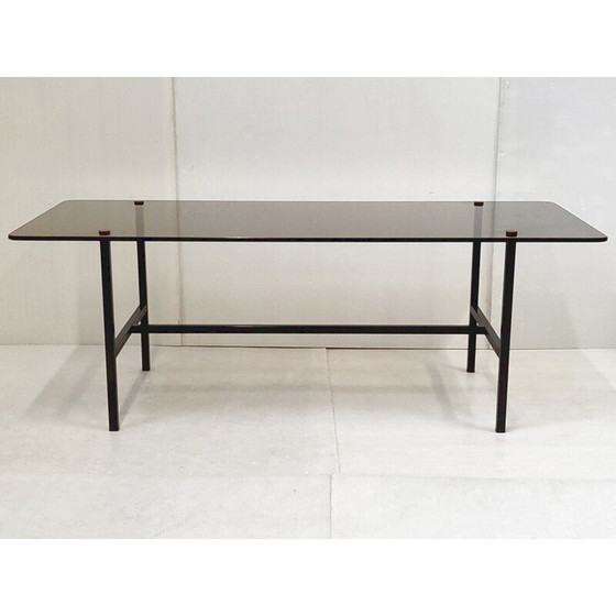 Image 1 of Vintage glazen salontafel, 1950