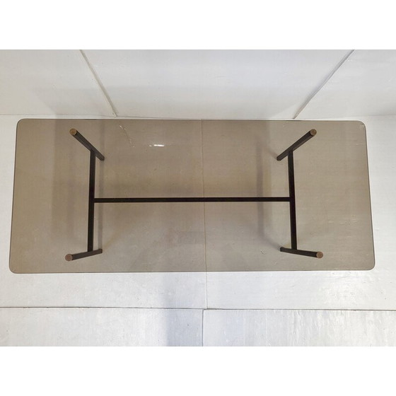 Image 1 of Vintage glazen salontafel, 1950