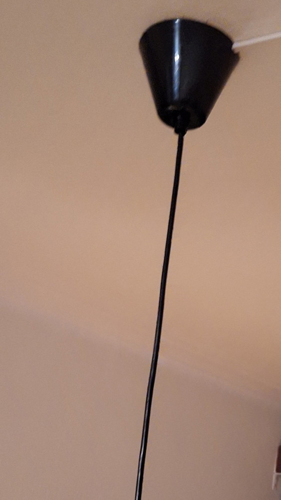 Image 1 of Retro Vintage Hanglamp Metaal Gecoat 1960