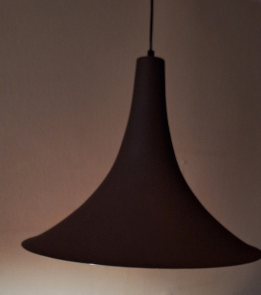 Retro Vintage Hanglamp Metaal Gecoat 1960