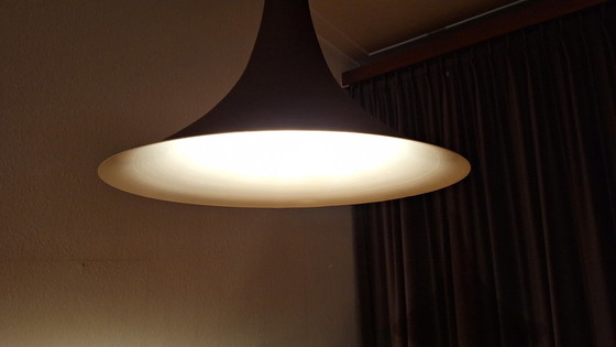 Image 1 of Retro Vintage Hanglamp Metaal Gecoat 1960