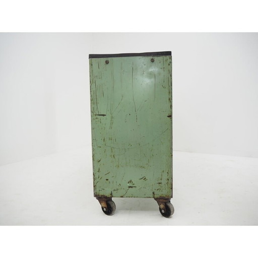 Vintage industriële lage planken, 1960