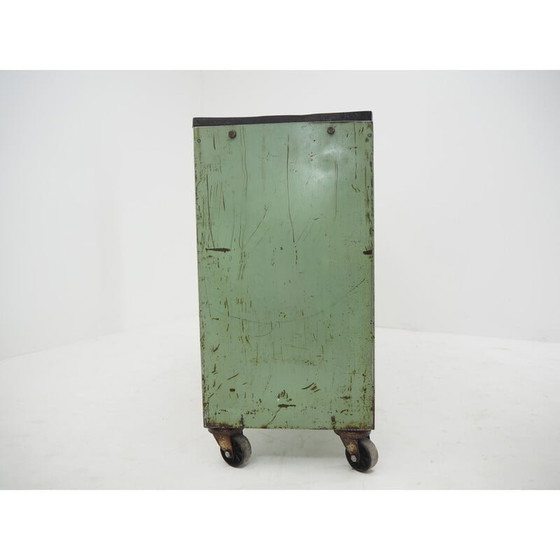 Image 1 of Vintage industriële lage planken, 1960