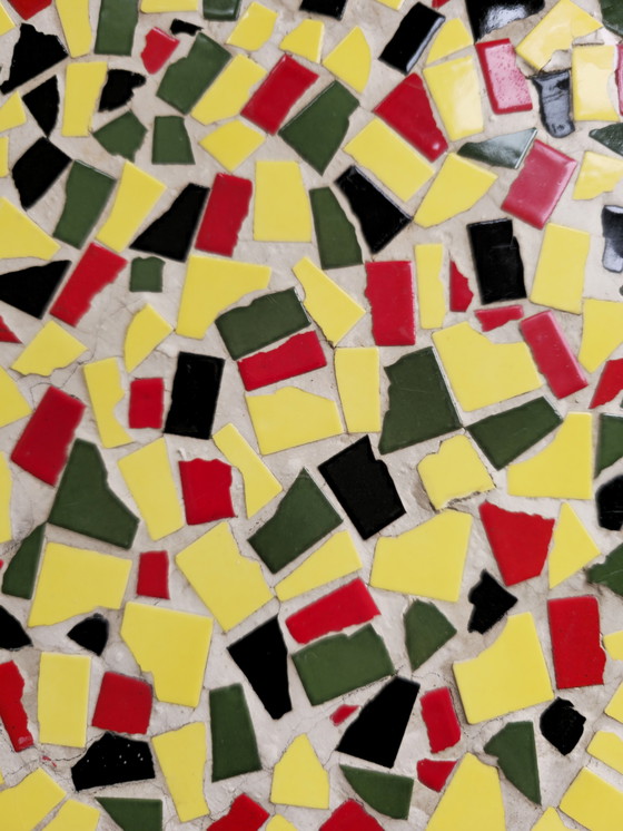 Image 1 of Vintage Mozaïek Bijzettafel 