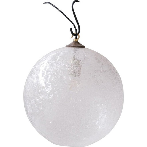 Vintage Murano glazen hanglampen, Italië 1960