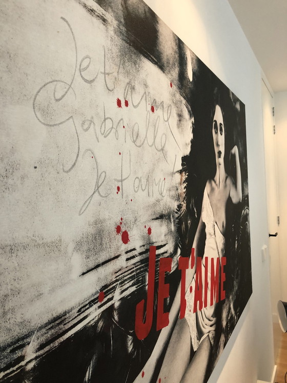 Image 1 of Jef Poldervaart - Je t'aime schilderij