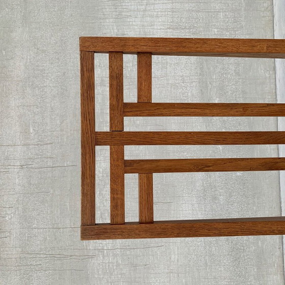 Image 1 of Set van 4 vintage Haagse School Art Deco stoelen door Cornelis Van Der Sluys, Nederland jaren 1930