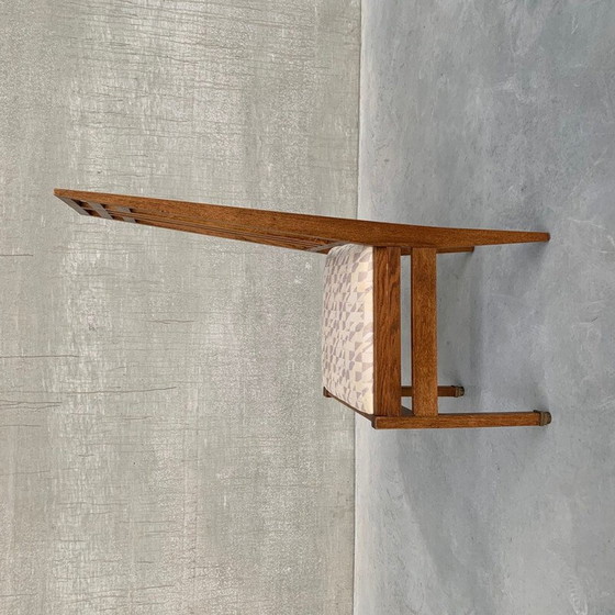 Image 1 of Set van 4 vintage Haagse School Art Deco stoelen door Cornelis Van Der Sluys, Nederland jaren 1930