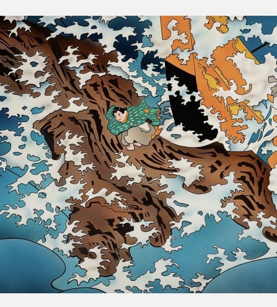 Image 1 of Hokusai, Unieke Glow In The Dark-koffietafel (1985)