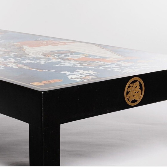 Image 1 of Hokusai, Unieke Glow In The Dark-koffietafel (1985)