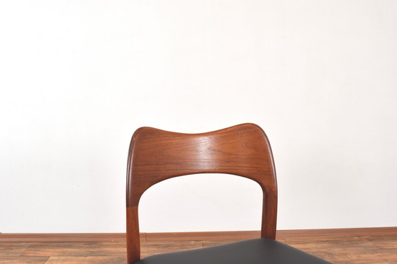 Image 1 of Mid Century Teakhouten Eetkamerstoelen Door Arne Hovmand-Olsen Voor Mogens Kold, 1960S, Set Van 4