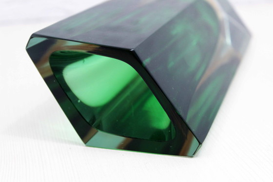 Image 1 of Sommerso vaas in Murano glas 1970