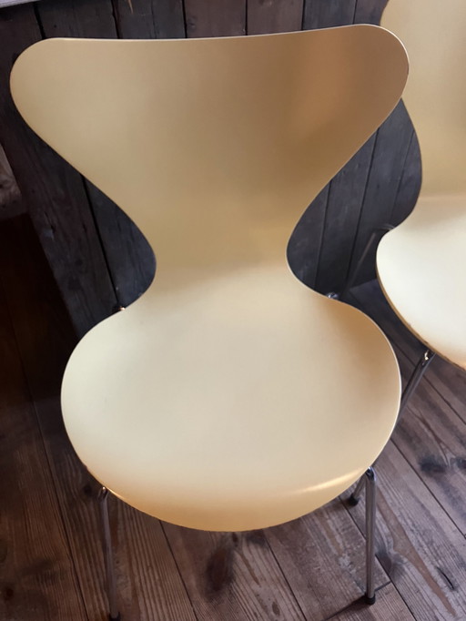 4x Vlinderstoel van Fritz Hansen