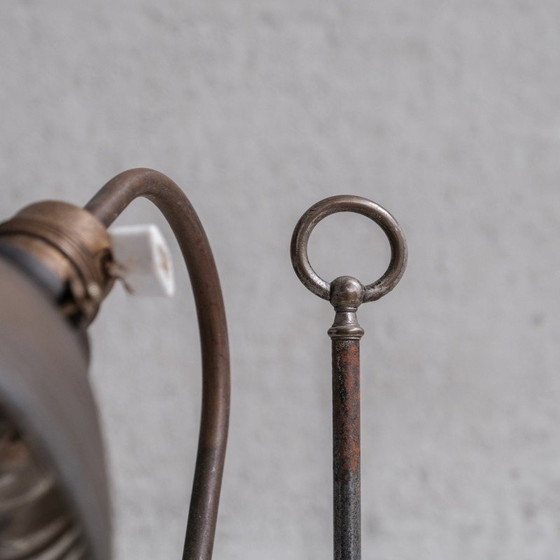 Image 1 of Antieke verstelbare Mercurius Reflector Glazen Tafellamp