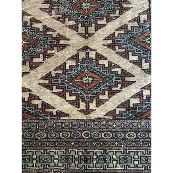 Image 1 of Vintage handgeknoopt wollen tapijt, Pakistan 1970