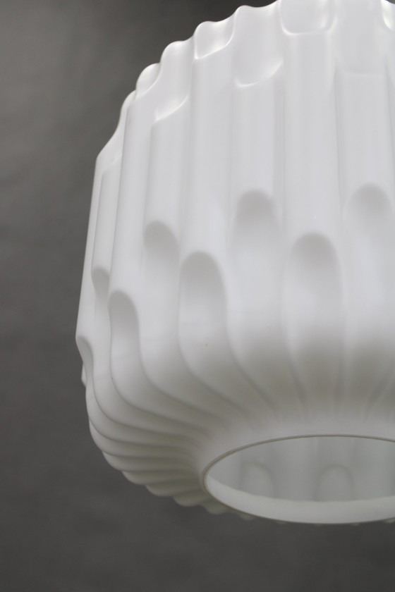 Image 1 of Glazen hanglamp 1970S, Tsjecho-Slowakije