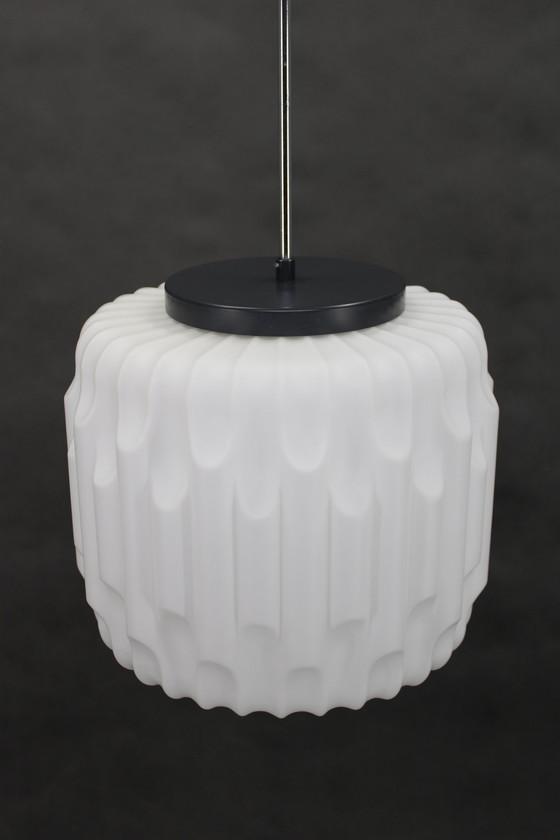 Image 1 of Glazen hanglamp 1970S, Tsjecho-Slowakije