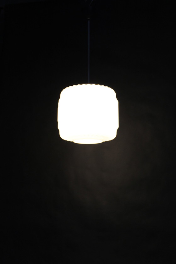 Image 1 of Glazen hanglamp 1970S, Tsjecho-Slowakije