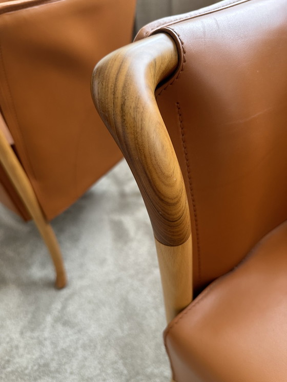 Image 1 of 2x Giorgetti Progetti fauteuils