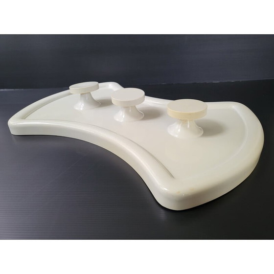 Image 1 of Vintage wandkapstok van voorgevormd plastic, 1970