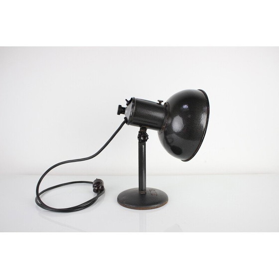 Image 1 of Vintage verstelbare metalen tafellamp, Tsjecho-Slowakije 1950