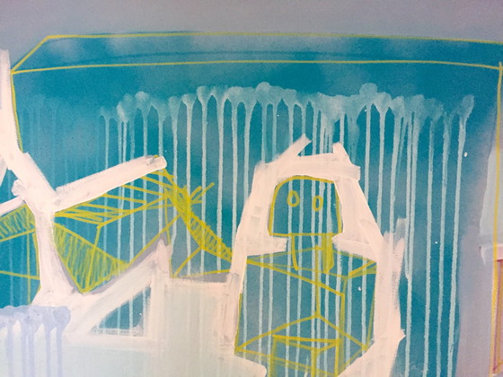 Image 1 of Schilderij ”Obob ” Giorgi Shengelia