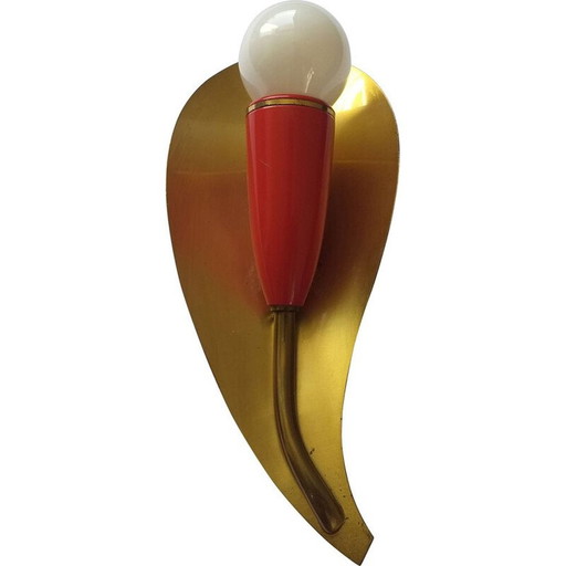 Mid century wandlamp, Duitsland 1960