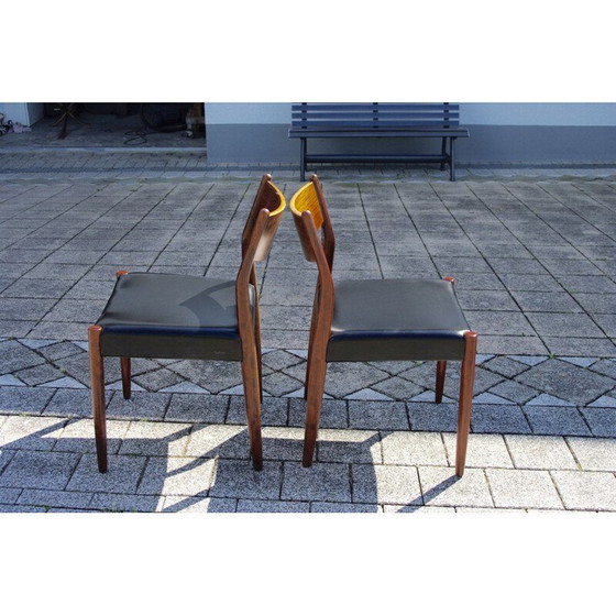 Image 1 of Paar vintage SSL stoelen van Lubke 1960