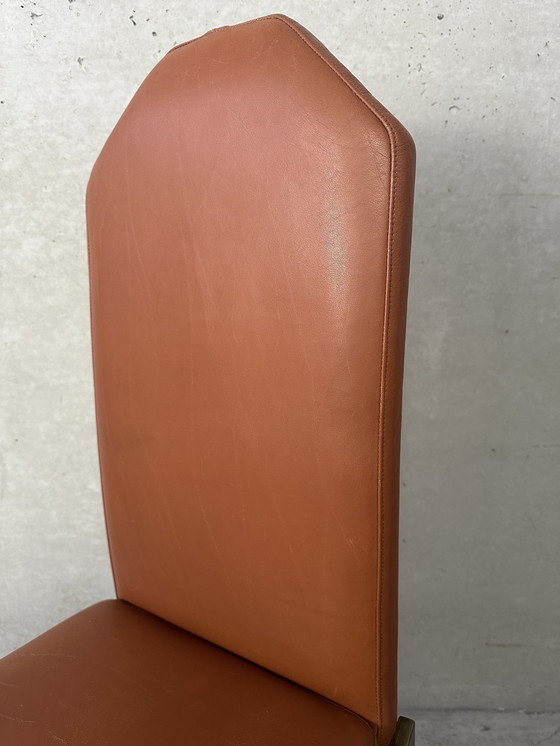 Image 1 of Vintage Design Regency Eettafel + 6 Stoelen - Belgochrom