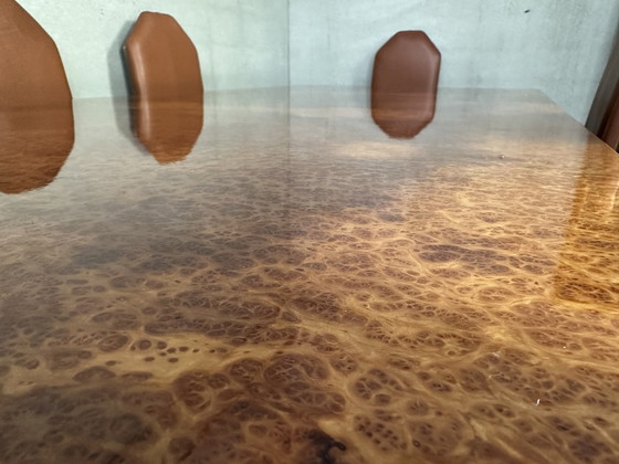 Image 1 of Vintage Design Regency Eettafel + 6 Stoelen - Belgochrom