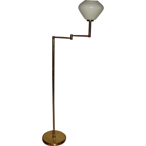 Vintage messing vloerlamp, 1970