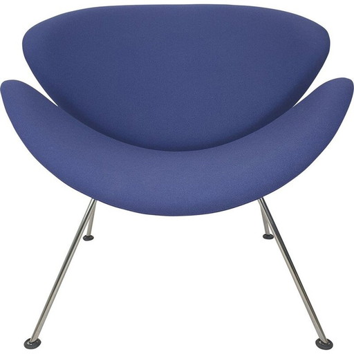 Vintage oranje slice fauteuil van Pierre Paulin voor Artifort, jaren 1980