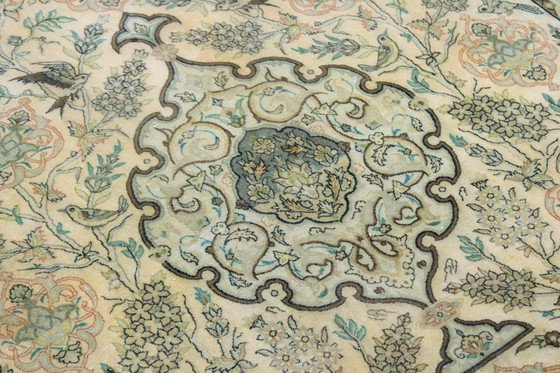 Image 1 of Perzisch Tapijt Oud Isfahan Zeer Fijn Met Zijde 240 X 154 Cm