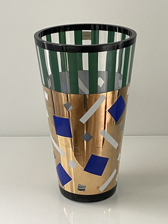 Image 1 of Saqqarah Vase By Nanae Umeda Egizia Production By Sottsass Associati 1995  