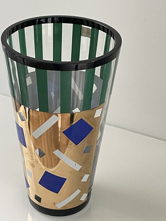 Image 1 of Saqqarah Vase By Nanae Umeda Egizia Production By Sottsass Associati 1995  