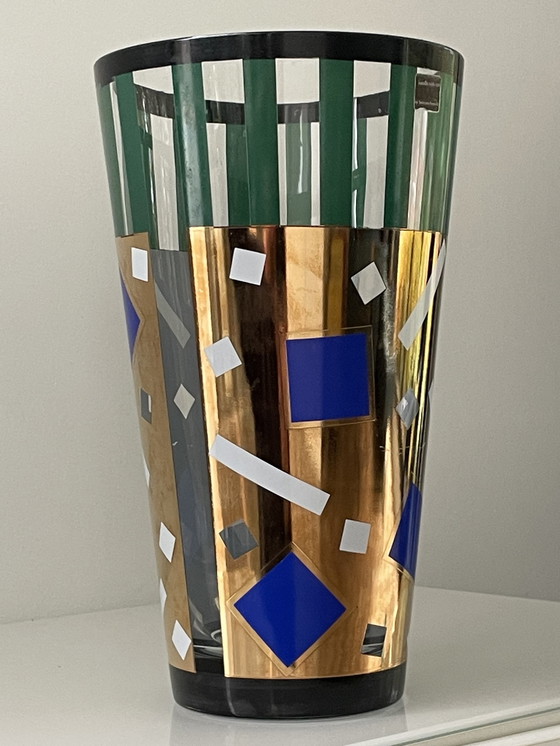 Image 1 of Saqqarah Vase By Nanae Umeda Egizia Production By Sottsass Associati 1995  