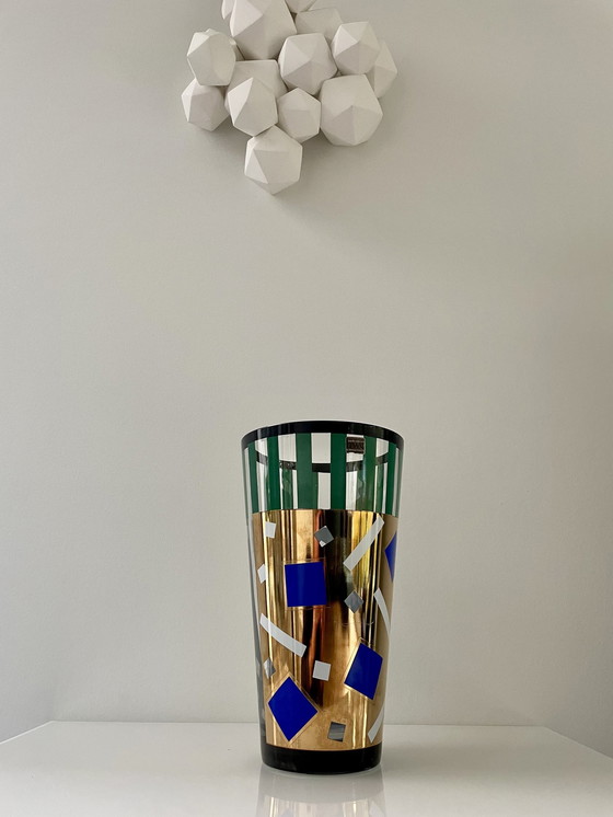 Image 1 of Saqqarah Vase By Nanae Umeda Egizia Production By Sottsass Associati 1995  