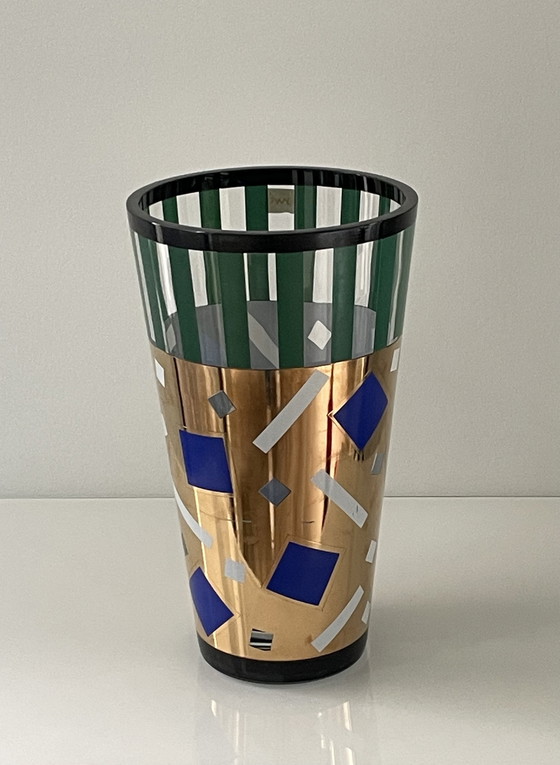 Image 1 of Saqqarah Vase By Nanae Umeda Egizia Production By Sottsass Associati 1995  