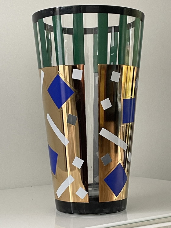 Image 1 of Saqqarah Vase By Nanae Umeda Egizia Production By Sottsass Associati 1995  