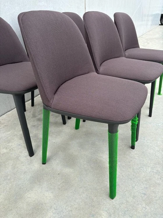 Image 1 of 6 X Vitra Softshell Side Chairs