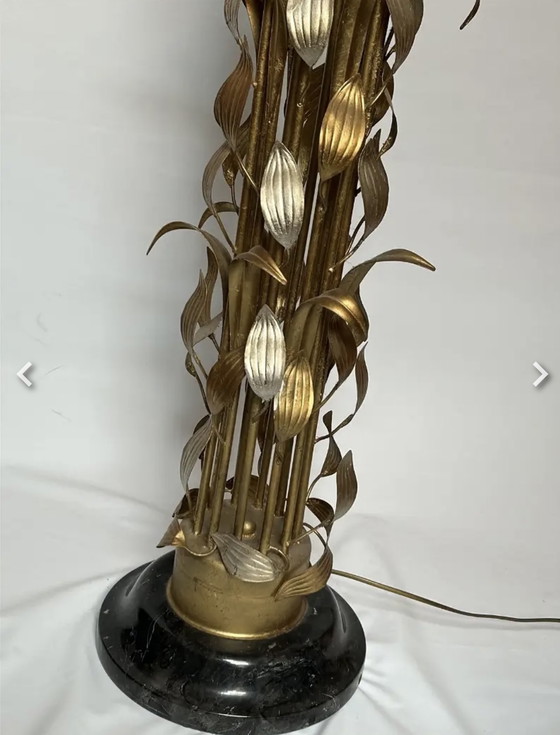 Image 1 of Vloerlamp L’originale SRL Italia Murano kelken vergeuld