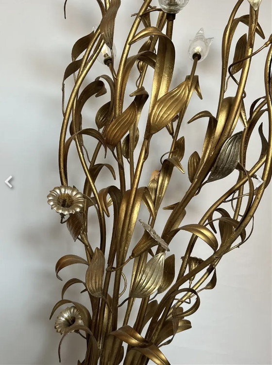 Image 1 of Vloerlamp L’originale SRL Italia Murano kelken vergeuld