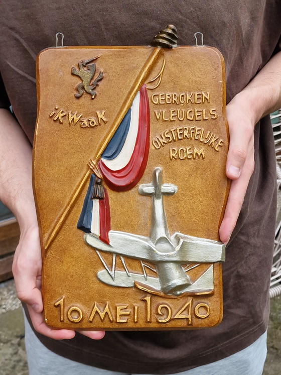 Image 1 of Plaquette Ter Ere Van De Militaire Luchtvaart