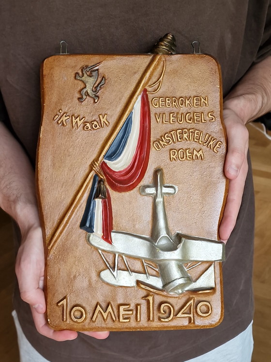 Image 1 of Plaquette Ter Ere Van De Militaire Luchtvaart