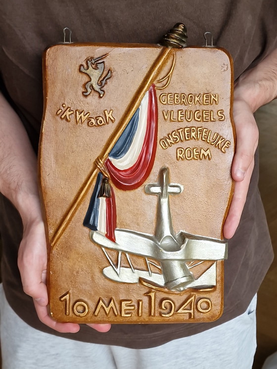 Image 1 of Plaquette Ter Ere Van De Militaire Luchtvaart